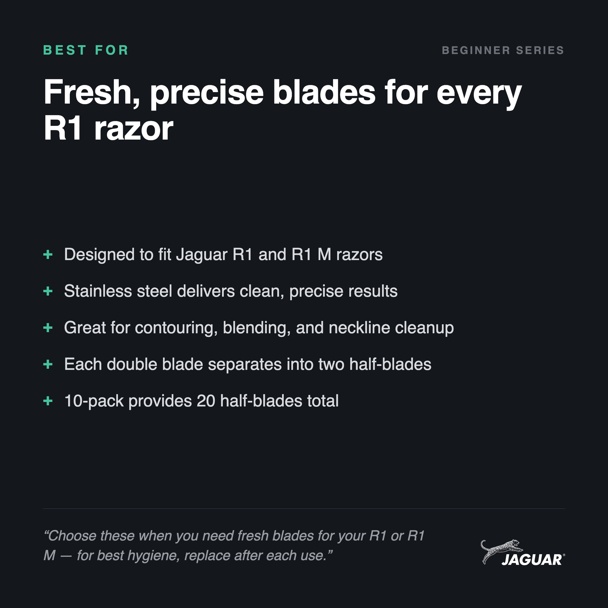 R1 Blades (10 pk) – Jaguar